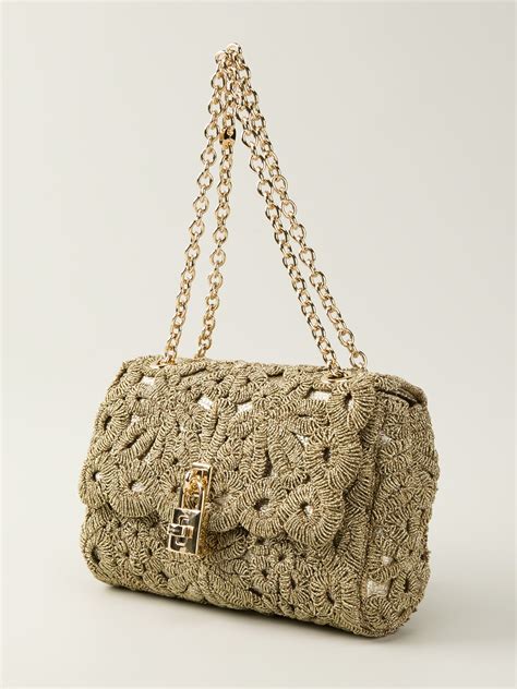 dolce gabbana crochet handbag|dolce and gabbana handbags website.